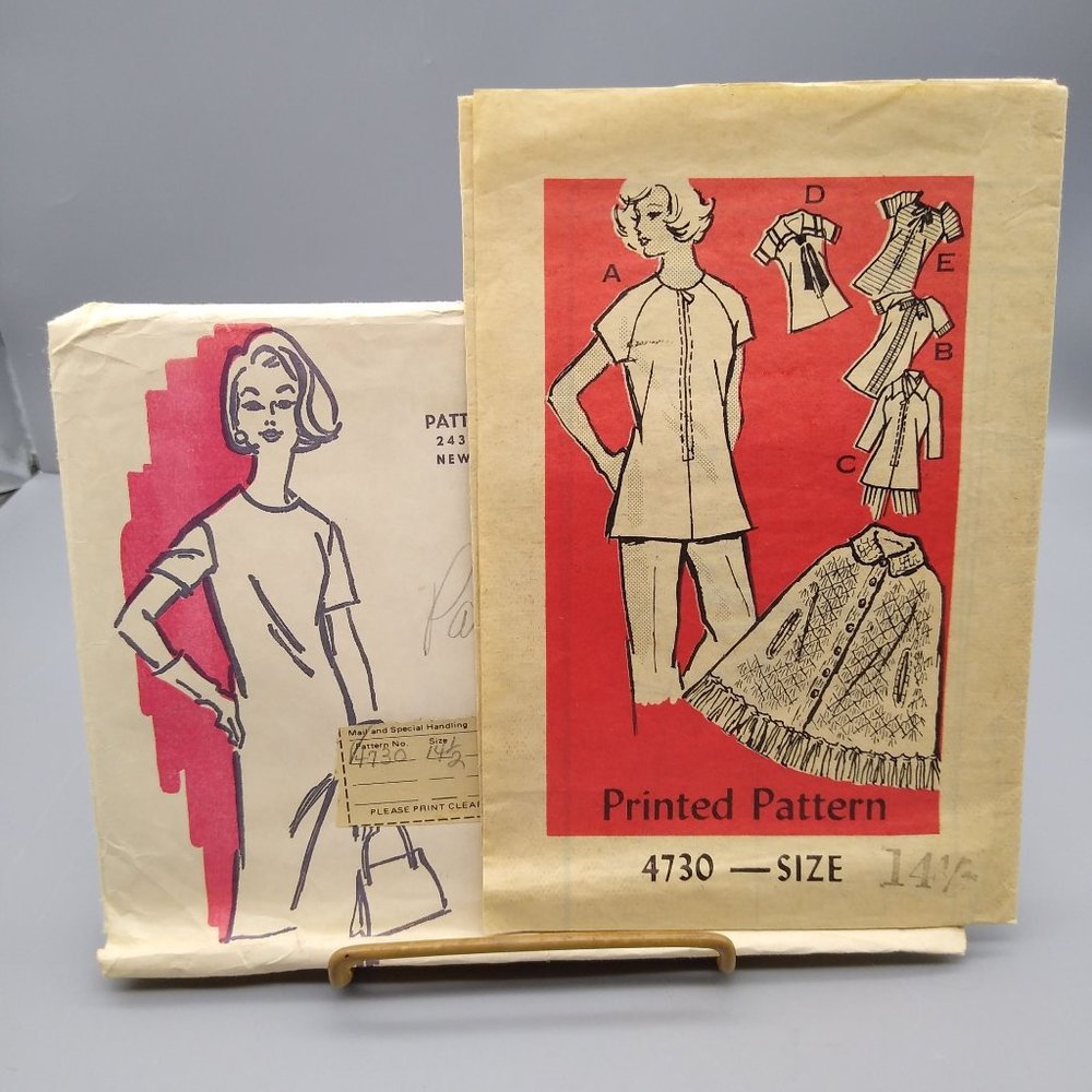 Vintage Sewing PATTERN 4730, Mail Order 1970s Marian Martin Pantsuit and Crochet